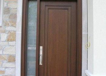 Drzwi drewniane z montażem do domu na sprzedaż  Warszawa
