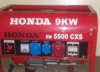 Trójfazowy agregat prądotwórczy Honda 9kW 230/400V, używany na sprzedaż  Złocieniec