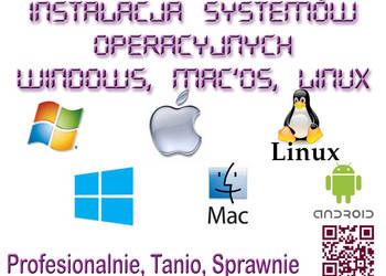 Instalacja systemów Windows, MacOs, Linux 7 dni w tygodniu. na sprzedaż  Łódź