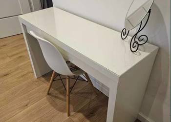 Stolik   Toaletka, biały, 120x41 cm MALM ikea na sprzedaż  Podrzewie