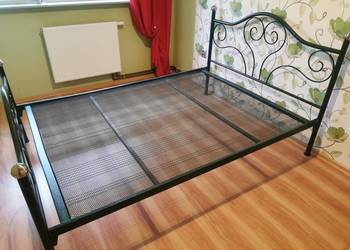 łóżko dwuosobowe stylizowane metalowe na sprzedaż  Chocianów