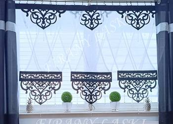 Panel Ażury Firany Gotowe Firanki do salonu pokoju na sprzedaż  Strzelce Krajeńskie