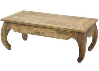 Używany, Drewniana ława stolik kawowy opium lite drewno mango 111552 na sprzedaż  Limanowa