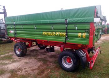 Przyczepa rolnicza ciężarowa dostępna od ręki Pronar PT608, używany na sprzedaż  Kozenin