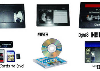 Montaż wideo,przegrywanie kaset vhs,filmy reklamowe,BD-R,DVD, używany na sprzedaż  Kraków