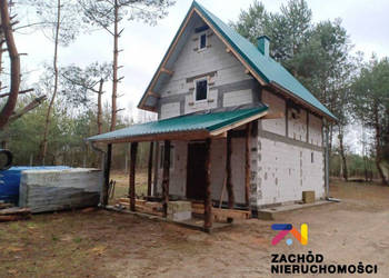 Domek w lesie stan surowy duża działka na sprzedaż  Stare Kurowo