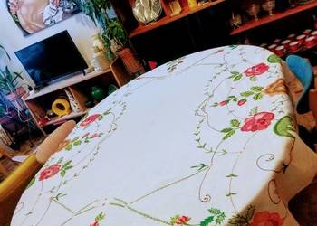 Ręcznie haftowane obrusy na duze stoly PRL na sprzedaż  Częstochowa