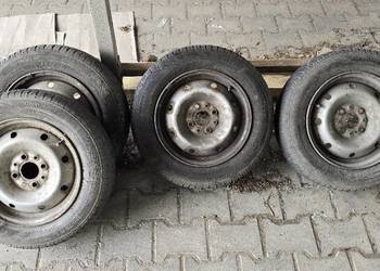 Używany, Koła + opony komplet Fiat Seicento na sprzedaż  Korpele