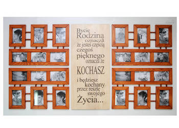 Galeria Multirama drewno Ramka na zdjęcia 10x15 Foto Prezent na sprzedaż  Gliwice