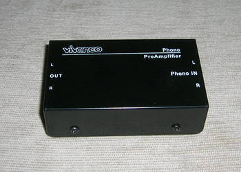 Przedwzmacniacz gramofonowy Vivanco czarny, używany na sprzedaż  Wyszków