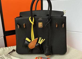 Torebka Birkin 25 Black Leather na sprzedaż  Warszawa