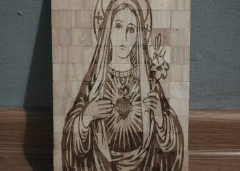 obraz matki boskiej jako drewniana mozaika na sprzedaż  Nowy Targ