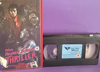 Michael Jackson – Thriller 1986 KASETA VIDEO VHS UK na sprzedaż  Kraków