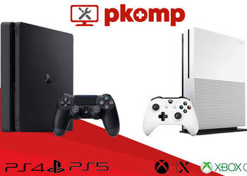 Naprawa konsol Białystok PKOMP PS4, PS3, Xbox One, Xbox 360 na sprzedaż  Białystok