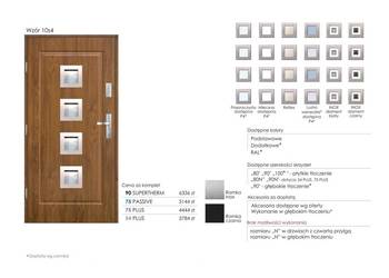 Drzwi KMT 10s4 - 54 PLUS 75 PLUS 75 PASSIVE 90 SUPERTHERM na sprzedaż  Szczekociny