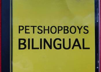 Pet Shop Boys  Bilingual cd unikat na sprzedaż  Kielce