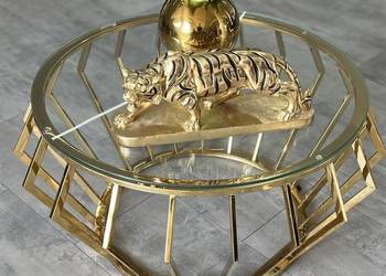 Nowoczesny stolik kawowy złoty w kształcie diamentu ława 80 na sprzedaż  Nowy Sącz