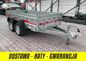 Przyczepka Tema PRO 2612/2 przyczepa towarowa tandem burtowa na sprzedaż  Białowieża