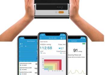 Aparat Monitor EKG Ciśnieniomierz BP2 IOS Android, używany na sprzedaż  Myszków