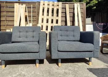 Fotel IKEA Landskrona ciemnoszary Dostępne 2 sztuki na sprzedaż  Warszawa