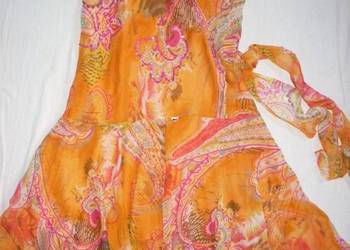 Indyjska sukienka zwiewna lekka jak jedwab NOWA 4 46 XXL na sprzedaż  Nowy Sącz