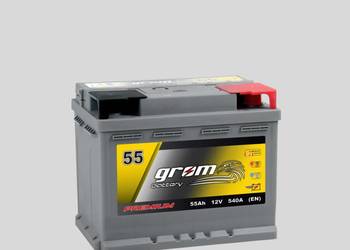 Używany, 788x645x112 Akumulator GROM Premium 55Ah 510A na sprzedaż  Konin