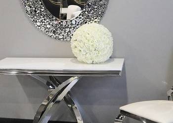 Konsola glamour do salonu Lincoln blat spiek kwarcowy na sprzedaż  Warszawa