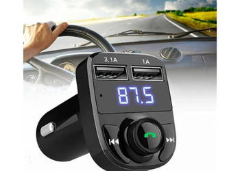 Transmiter Fm Bluetooth Mp3 2X Usb Ładowarka na sprzedaż  Płońsko