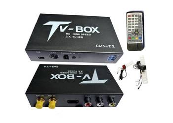 Tuner Cyfrowy Samochodowy TV DVB-T2 H.265 HEVC HDMI 2x antena 12V 24V USB na sprzedaż  Białystok