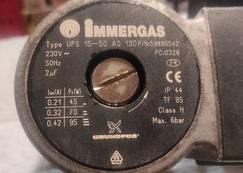 Immergas pompa UPS 15-50 AO 130 Grundfos na sprzedaż  Liszkowice
