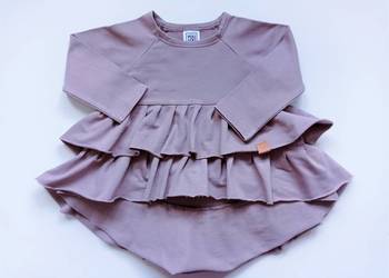 Sukienka tunika bluza z falbankami  Dahlia PoliOli 86-92 na sprzedaż  Katowice