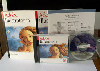 Adobe Illustrator 10 Box na Mac'a, używany na sprzedaż  Brzeg