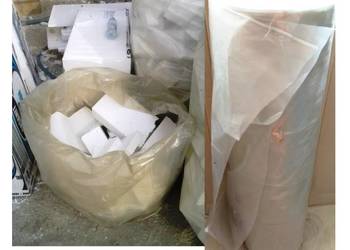 RĘKAW FOLIOWY 120 worek cięty z metra na odpady styropianowe na sprzedaż  Myślenice
