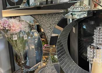 Nowoczesna konsola lustrzana z kryształkami Glamour 110 na sprzedaż  Nowy Sącz