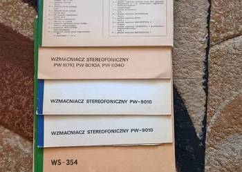 Używany, Instrukcje Serwisowe Wzmacniacz Stereofoniczny PW,WS  Unitra na sprzedaż  Wrocław