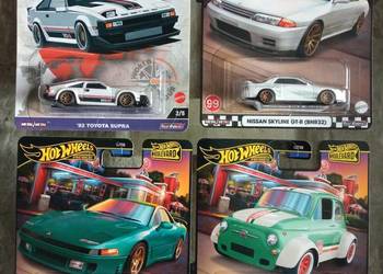Hot Wheels Premium Toyota, Nissan Skyline, Fiat, Mitsubishi  BDB wysyłka na sprzedaż  Sosnowiec