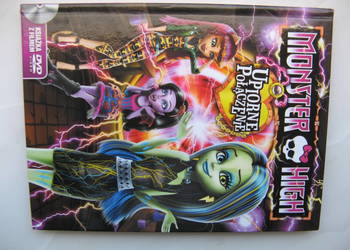 Używany, Monster High - Upiorne połączenie, książka z filmem DVD na sprzedaż  Poznań