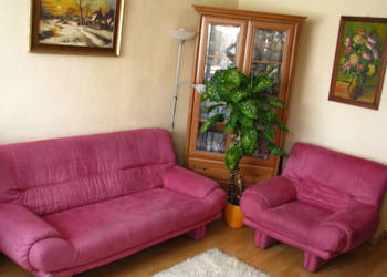 Komplet wypoczynkowy: kanapa i fotel KLER Scarlet 3 +1 na sprzedaż  Krapkowice
