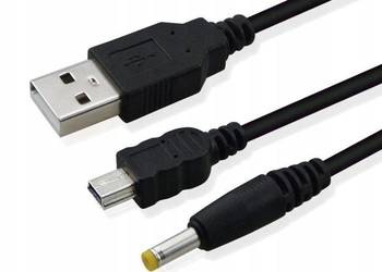 Kabel do PSP SLIM 2000, 3000 - 3004 Y USB DC 2w1, używany na sprzedaż  Zamość