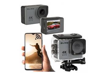 Używany, Kamera Sportowa Action GoPro4 WIFI 4K Samochodowa Aparat 16M na sprzedaż  Białystok