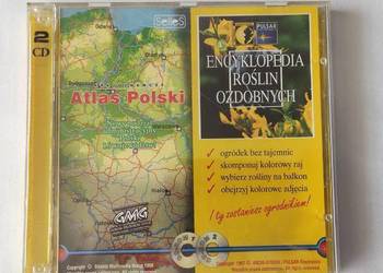 Atlas Polski,encyklopedia roślin ozdobnych Box 2 x cd, używany na sprzedaż  Gliwice