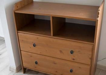 Komoda-szafa z drewna IKEA HEMNES - witryna - regał - konsolka na sprzedaż  Warszawa