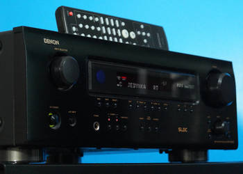Używany, AMPLITUNER STEREO DENON DRA-500AE Z PILOTEM CZARNY ZADBANY GWARANCJA na sprzedaż  Jerzmanowice