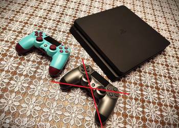 Playstation Ps4 slim 500gb CUH-2216A + jeden pad na sprzedaż  Myszków