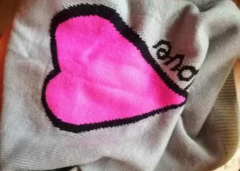 Sweter Cool Club długi jak sukienka różowe serce 146 cm na sprzedaż  Płock