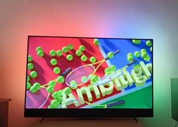 Używany, TV Philips 50PUS8804 LED Ambilight B&amp;W Android TV komplet na sprzedaż  Dęblin