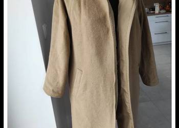Płaszcz dwustronny TRENCZ beżowy 42 XL - 44 XXL, używany na sprzedaż  Płock