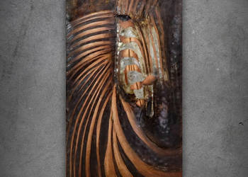 Obraz metalowy 3D LOFT NATURA ZEBRA 75x150 cm na sprzedaż  Chmielnik