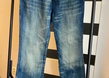 Używany, Nowe męskie jeansy spodnie Diesel Jeans granatowe 33 Italy na sprzedaż  Rzeszów