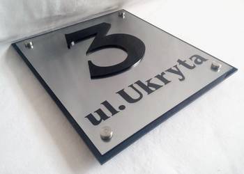 Tabliczka adresowa 3D, numer na dom - wysyłka kurierem na sprzedaż  Bydgoszcz